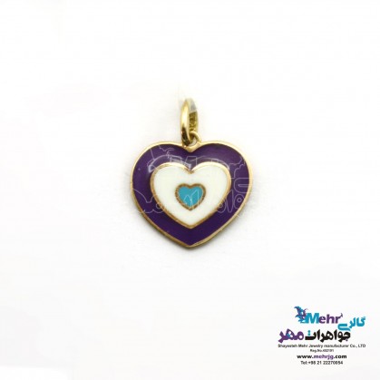 Gold Pendant - Heart Design-MM1697